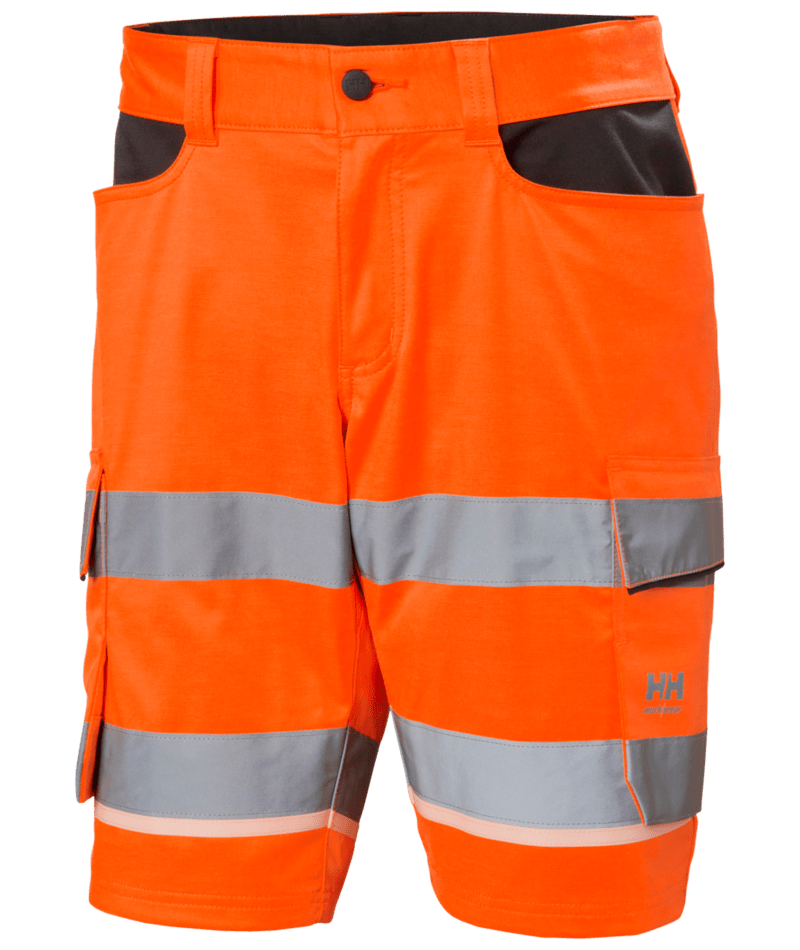 Helly Hansen Workwear UC-ME CARGO SHORTS in Orange/Anthrazit – Vorderansicht