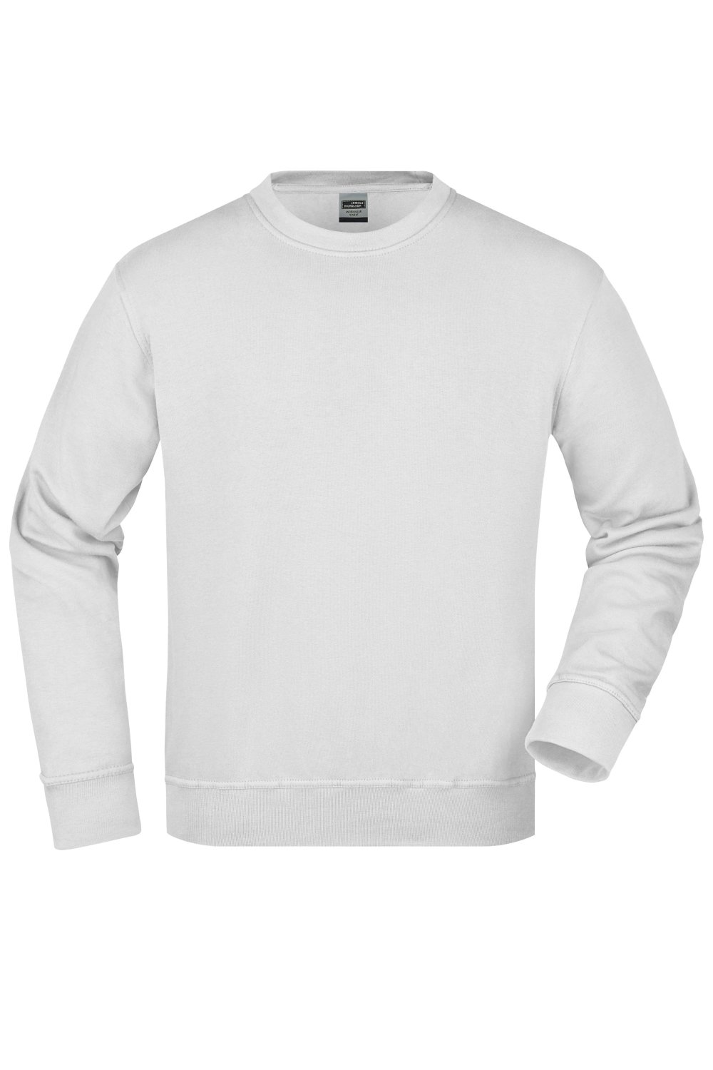 Daiber Workwear Sweatshirt in White – Vorderansicht