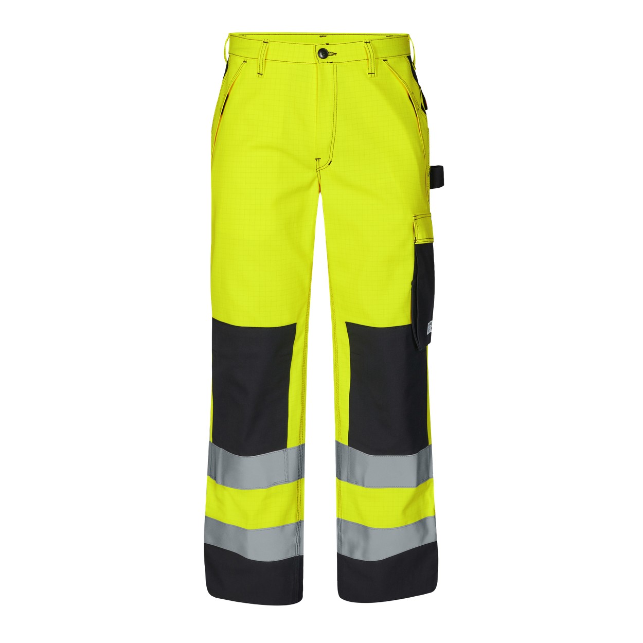 ENGEL Safety+ 2235-825 EN ISO 20471 Multinorm Hose in Gelb/Schwarz – Vorderansicht