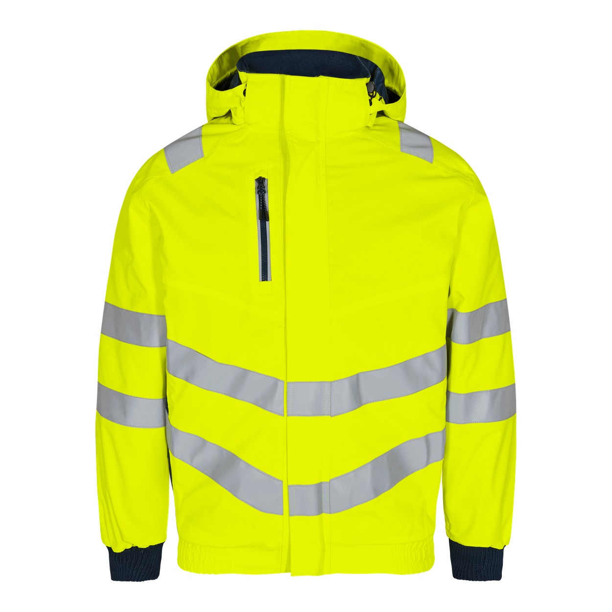 ENGEL Safety 1246-930 Pilotjacke in Gelb/Blue Ink – Vorderansicht