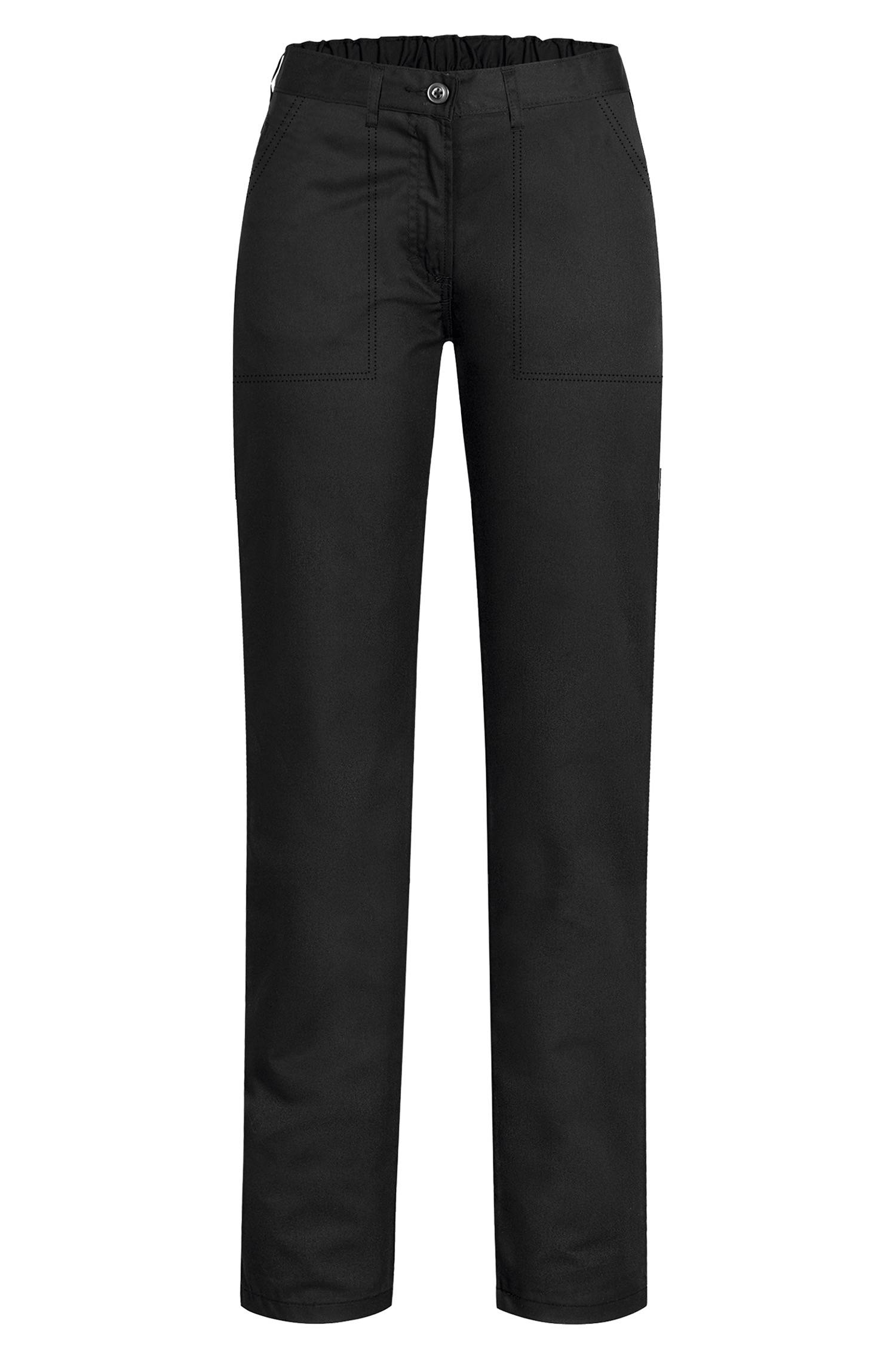 Greiff Damen-Hose RF Kitchen in Schwarz – Vorderansicht