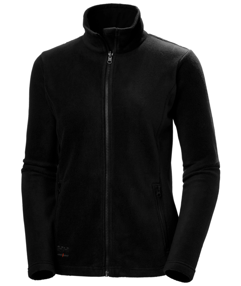 Helly Hansen Workwear W MANCHESTER 2.0 FLEECE JKT in Schwarz – Vorderansicht