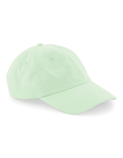 Beechfield Low Profile 6 Panel Dad Cap in Pastel Mint – Vorderansicht