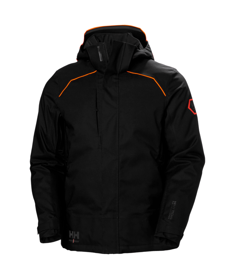 Helly Hansen Workwear CHELSEA EVO 2.0 WINTER JACKET in Schwarz – Vorderansicht