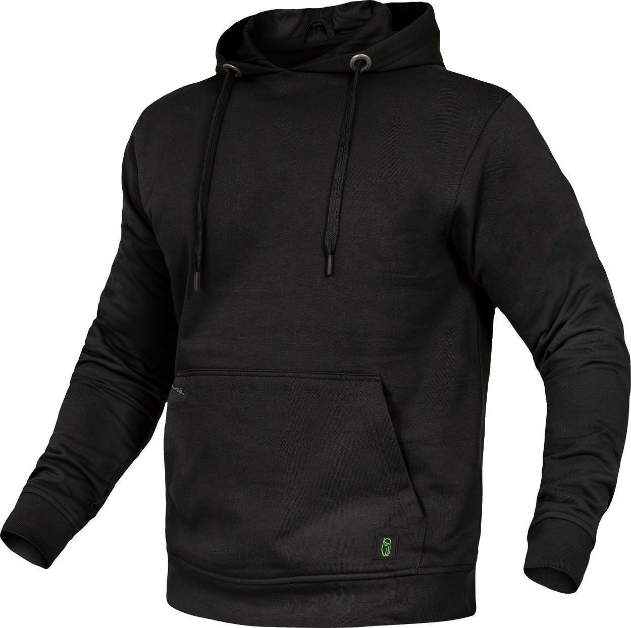 Leibwächter Hoodie "Kim" Classic Line in Schwarz – Vorderansicht