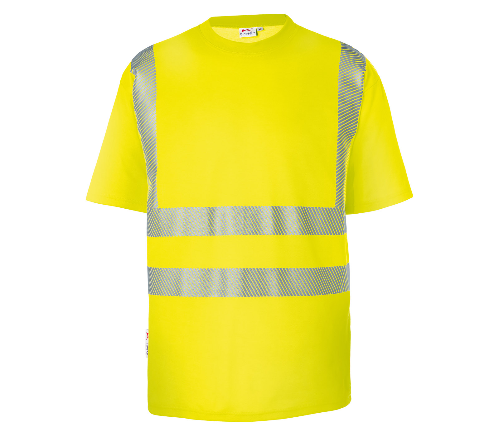 KÜBLER REFLECTIQ T-Shirt PSA 2 in Warngelb – Vorderansicht