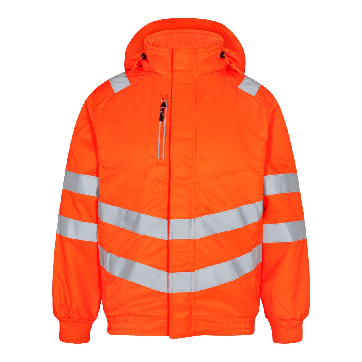 ENGEL Safety 1247-935 Pilotjacke in Hi-Vis Orange – Vorderansicht
