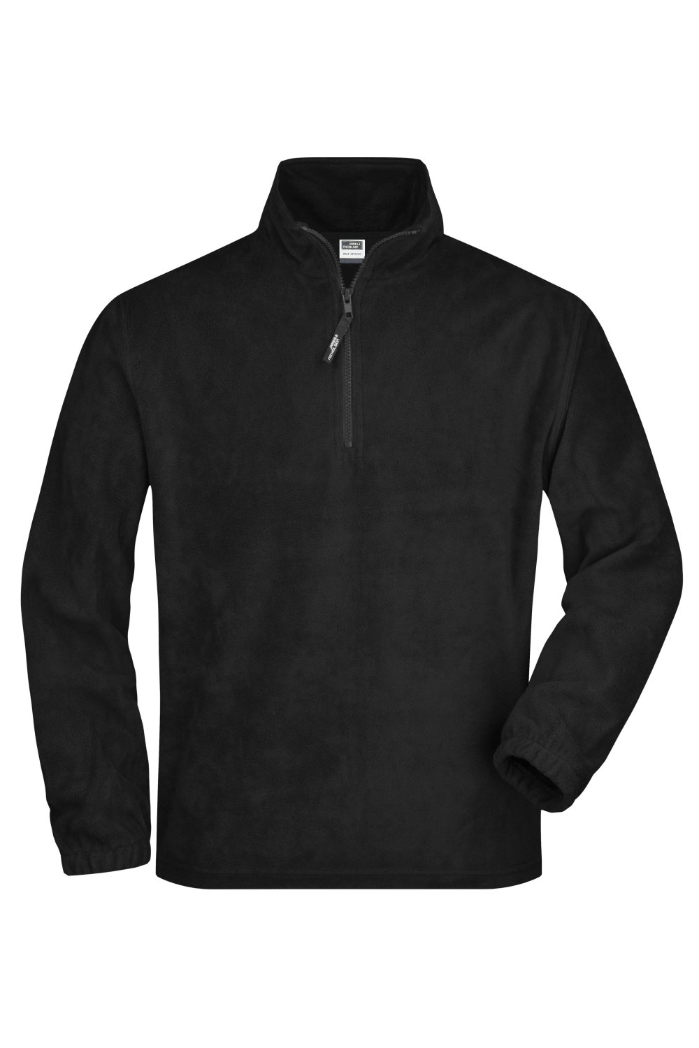 Daiber Half-Zip Fleece in Black – Vorderansicht