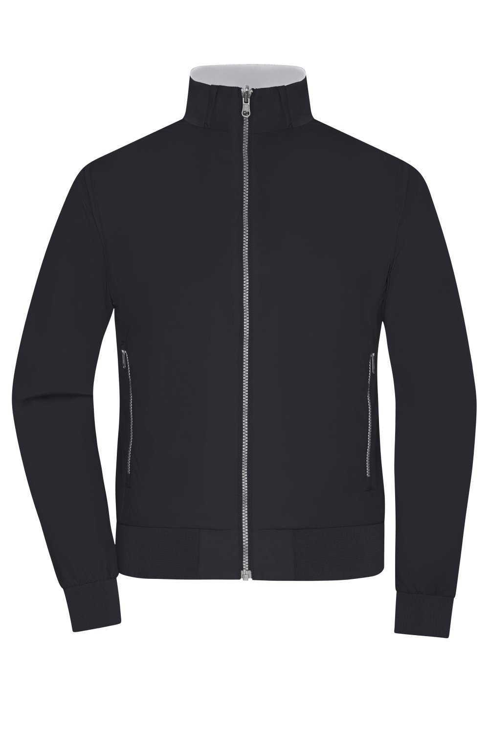 Daiber Ladies' Blouson in Black/Silver – Vorderansicht