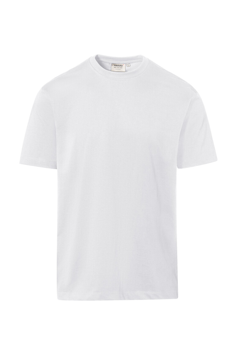 HAKRO 293 T-Shirt Heavy in Weiß – Vorderansicht