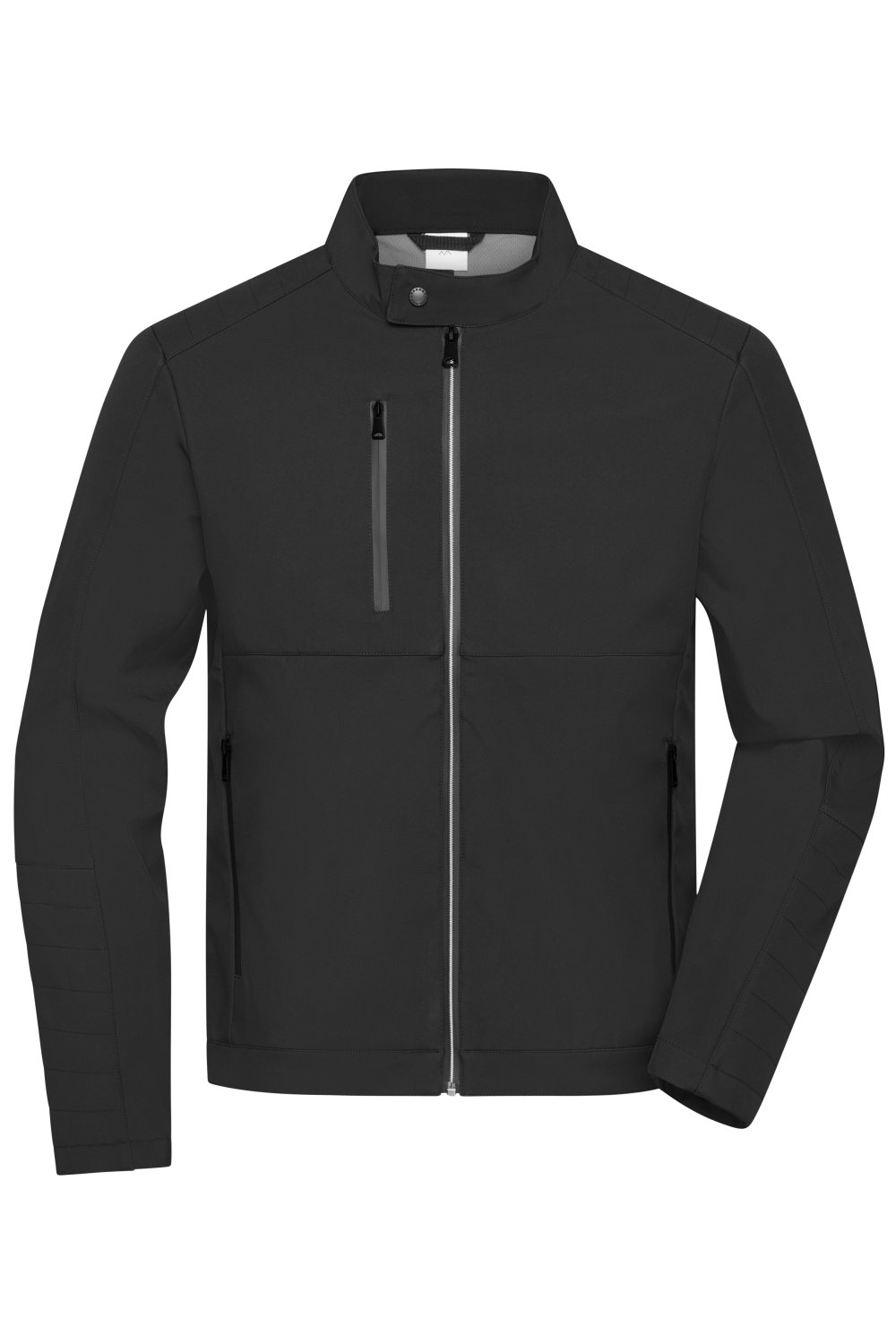 Daiber Men's Softshell Jacket in Black – Vorderansicht