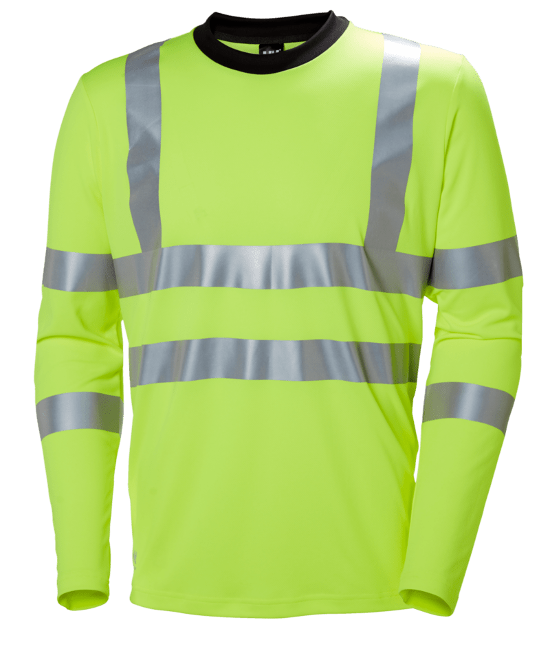 Helly Hansen Workwear ADDVIS LONGSLEEVE in Gelb – Vorderansicht