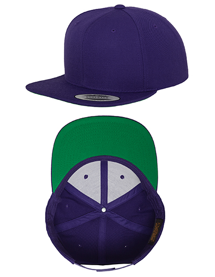 FLEXFIT Classic Snapback in Purple – Vorderansicht