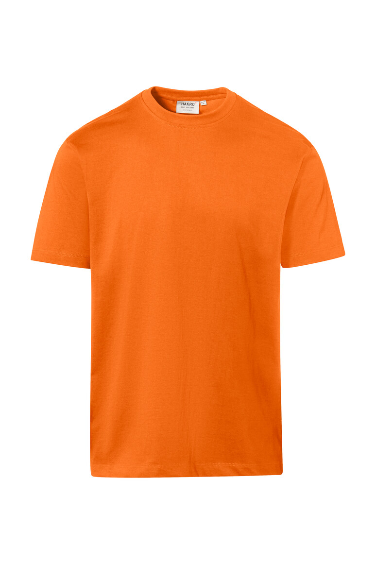 HAKRO 293 T-Shirt Heavy in Orange – Vorderansicht