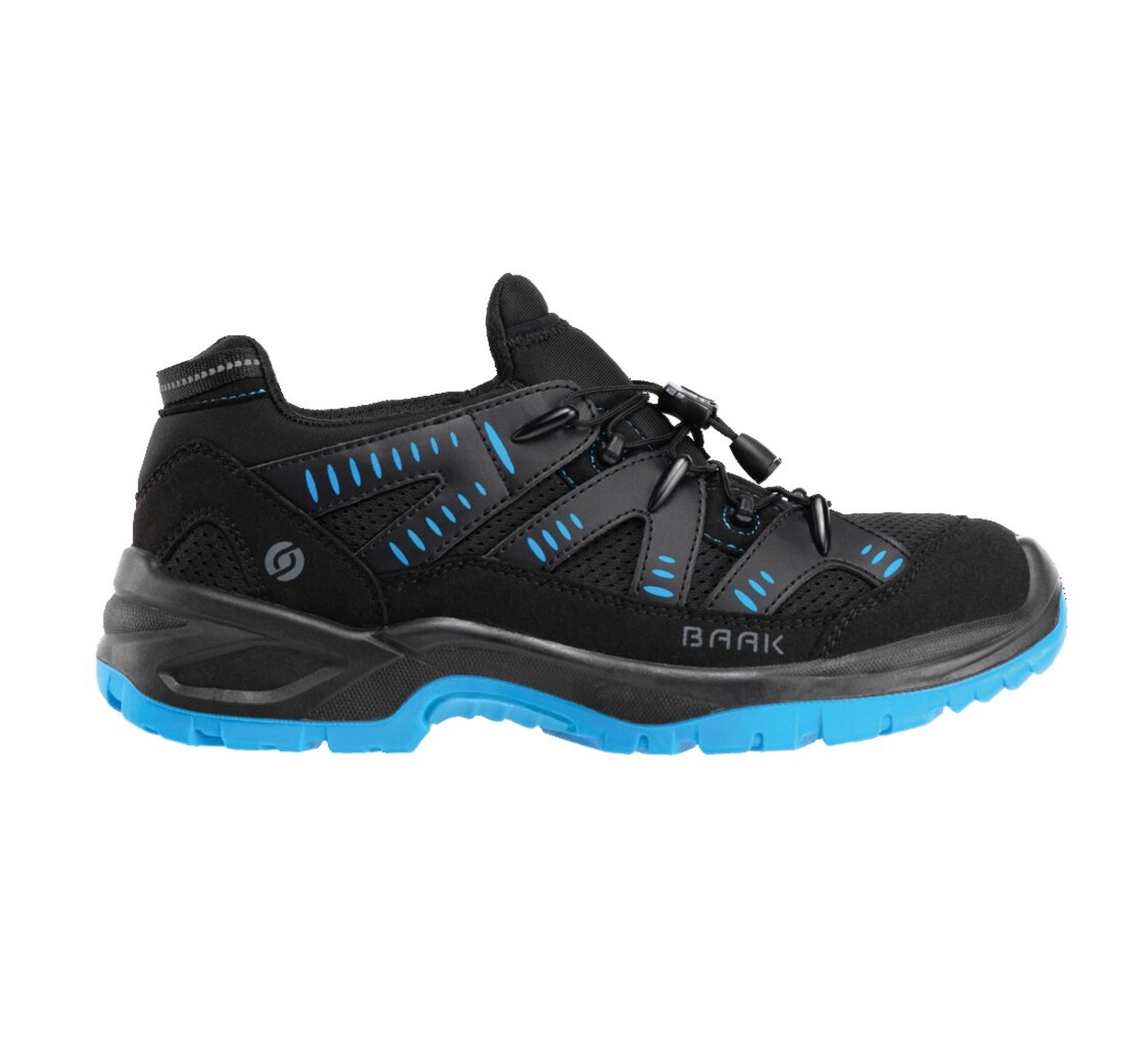 BAAK Halbschuh S1P SRC ESD HOMER in Schwarz – Vorderansicht