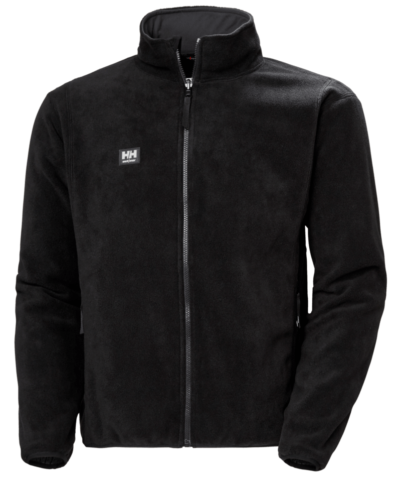 Helly Hansen Workwear MANCHESTER ZIP IN FLEECE JKT in Schwarz – Vorderansicht