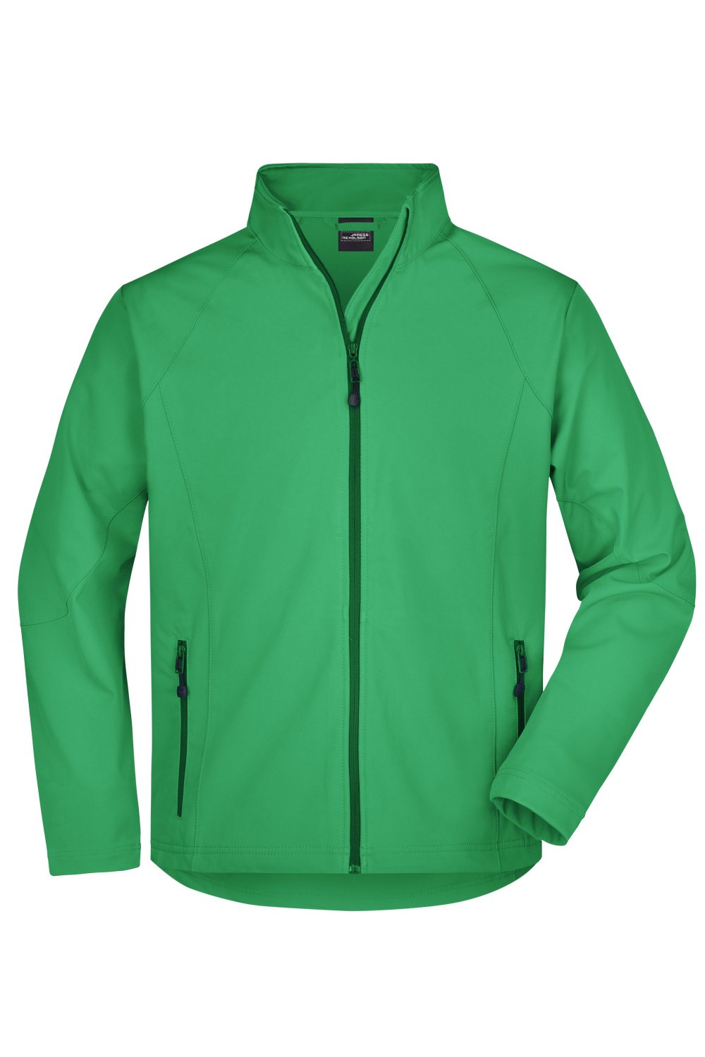 Daiber Men's Softshell Jacket in Green – Vorderansicht