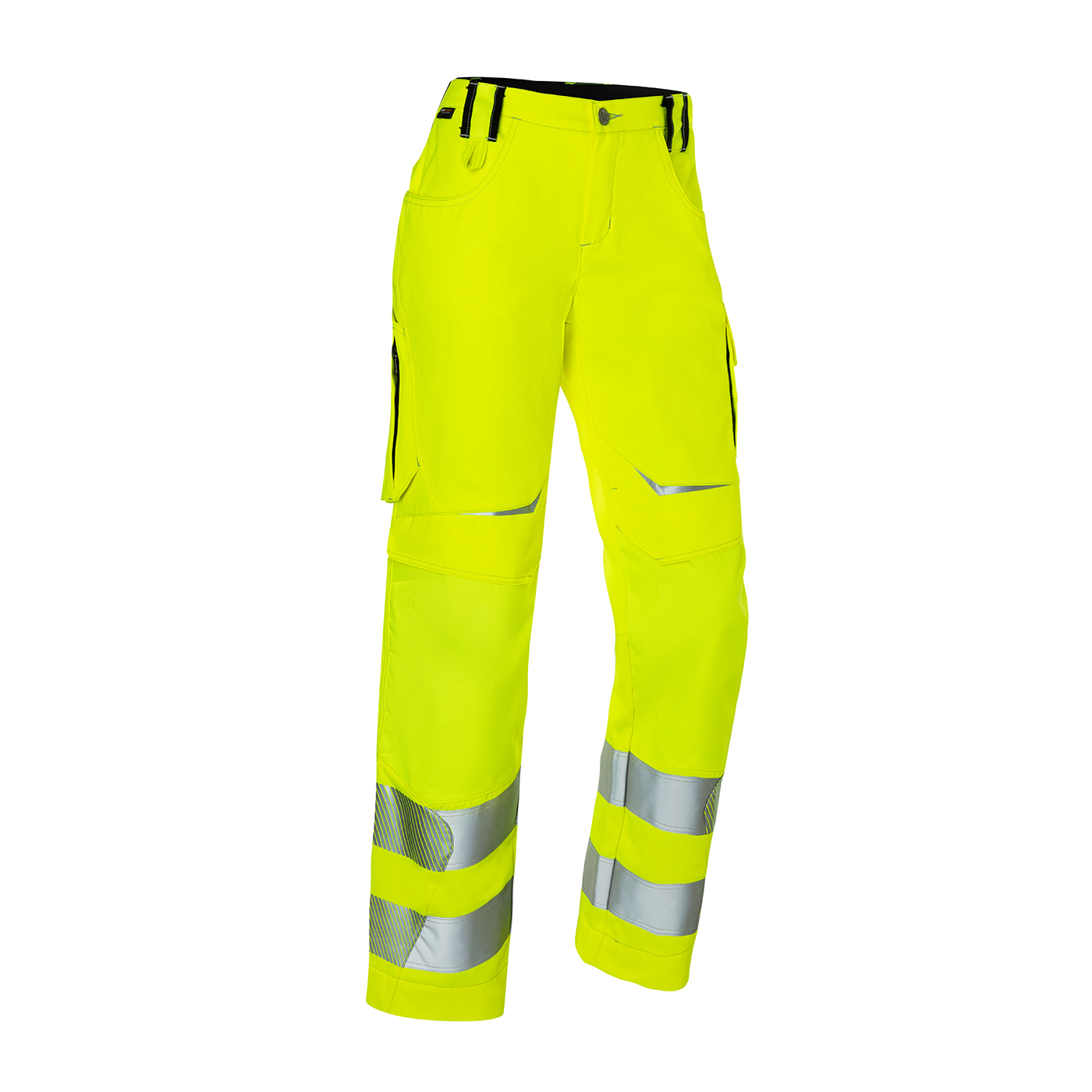 KÜBLER REFLECTIQ Damenhose PSA 2 in Warngelb – Vorderansicht