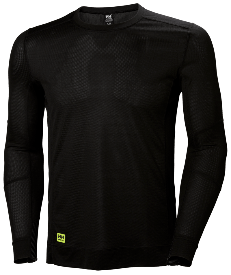 Helly Hansen Workwear HH LIFA CREWNECK in Schwarz – Vorderansicht