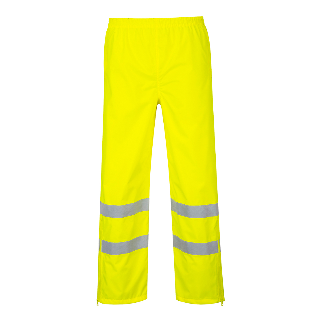 Portwest Hi-Vis Breathable Rain Trousers in Gelb – Vorderansicht