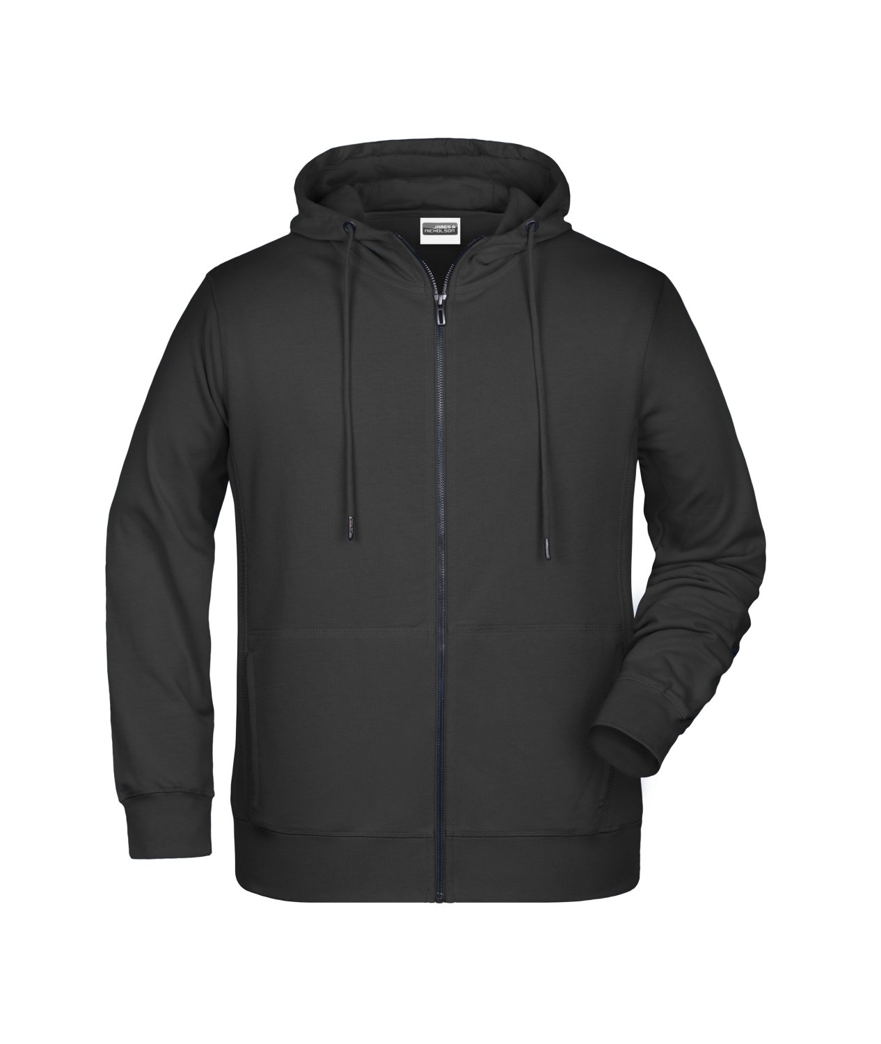 Daiber Men's Zip Hoody OCS Blended & RCS in Black – Vorderansicht