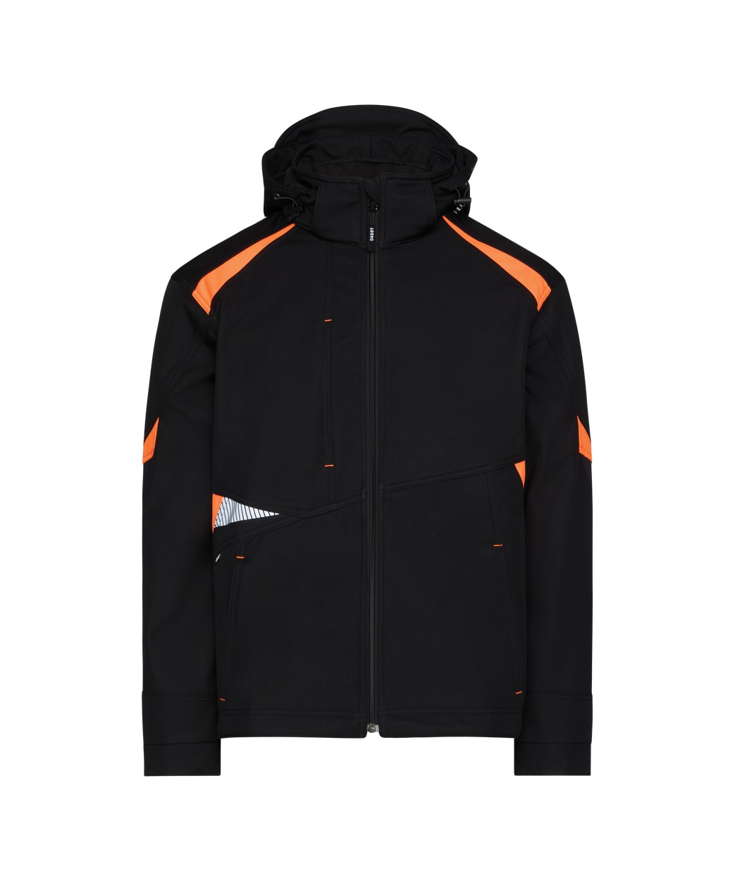 DASSY® Kalama in Schwarz/Fluo Orange – Vorderansicht
