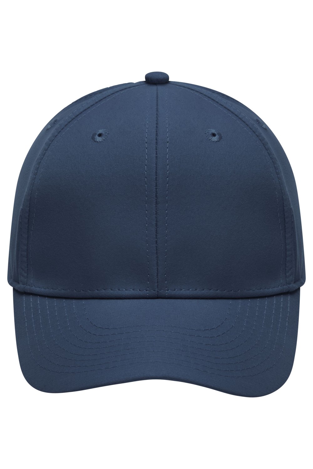 Daiber 6 Panel Polyester Peach Cap in Navy – Vorderansicht