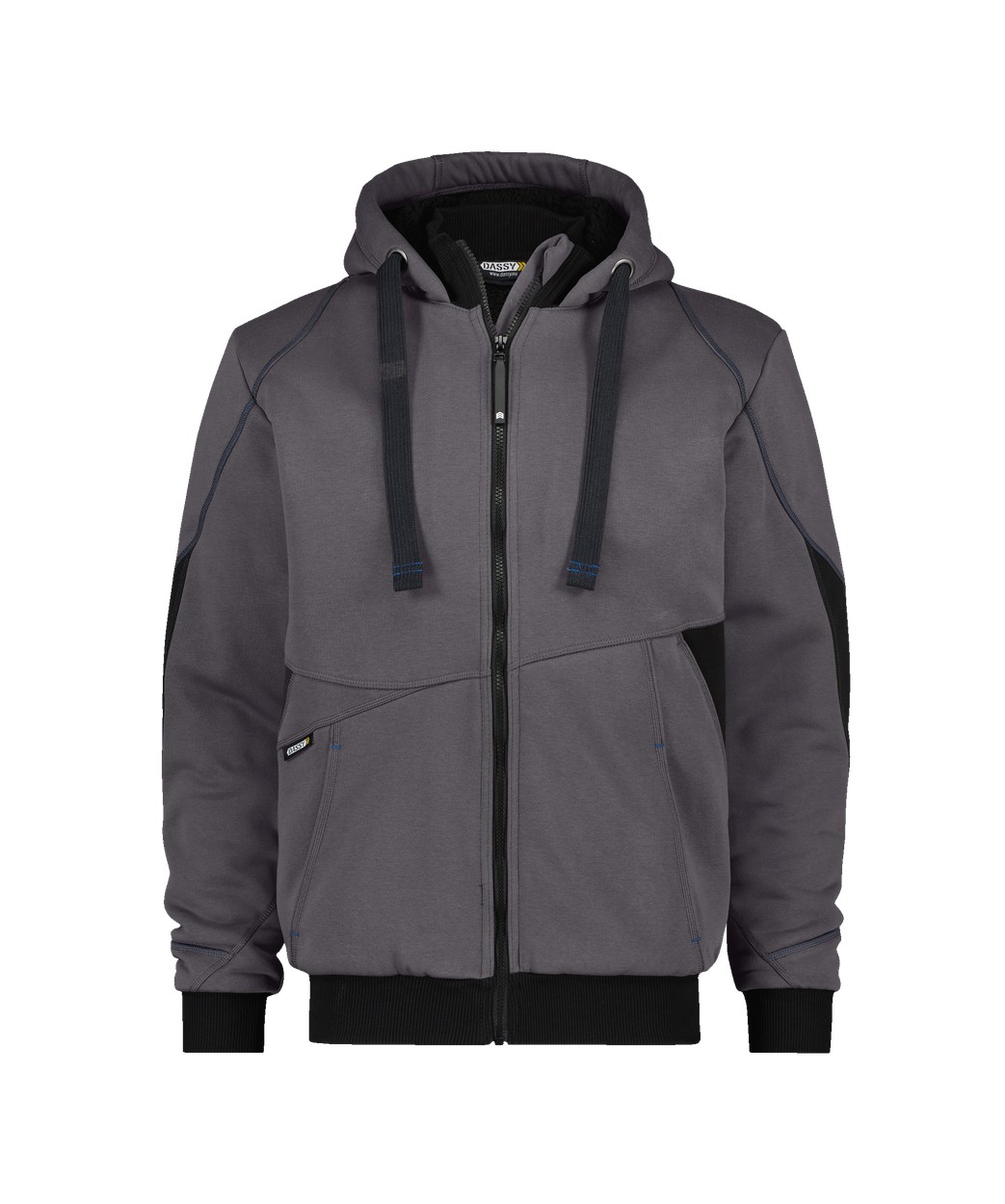 DASSY® Pulse in Anthrazitgrau/Schwarz – Vorderansicht