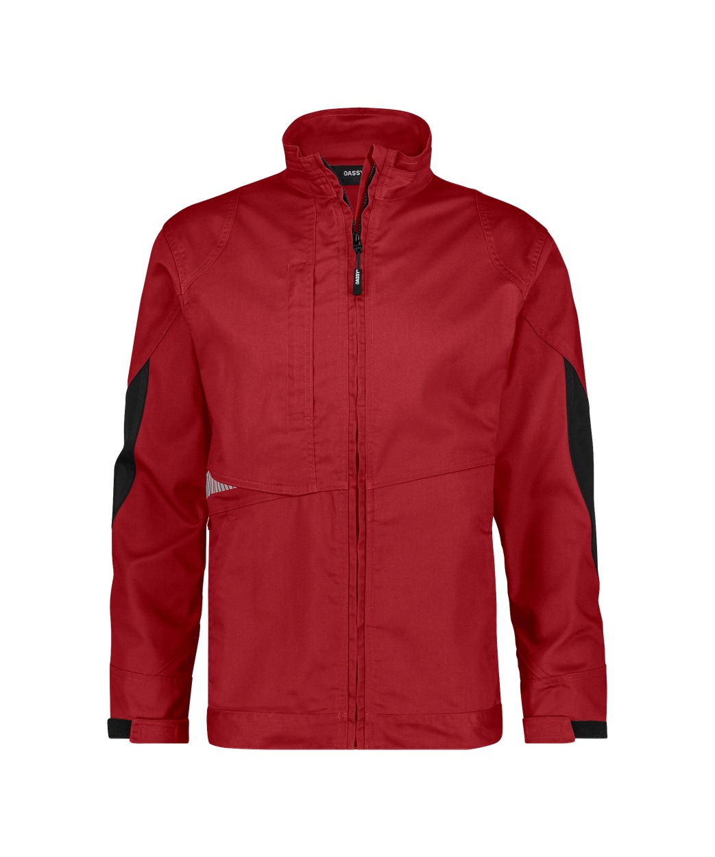 DASSY® Atom Next in Rot/Schwarz – Vorderansicht