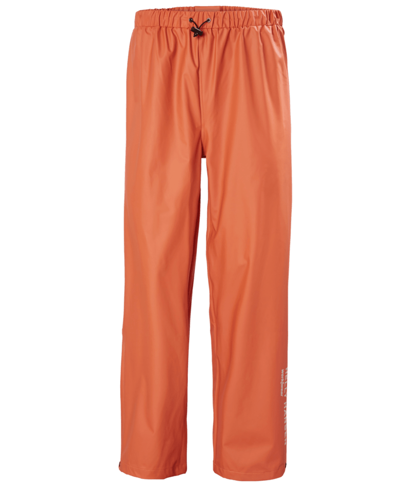 Helly Hansen Workwear VOSS RAIN PANT in Dunkel Orange – Vorderansicht