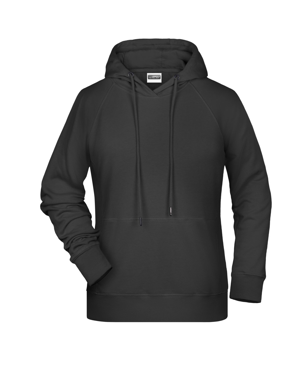 Daiber Ladies' Hoody OCS Blended & RCS in Black – Vorderansicht