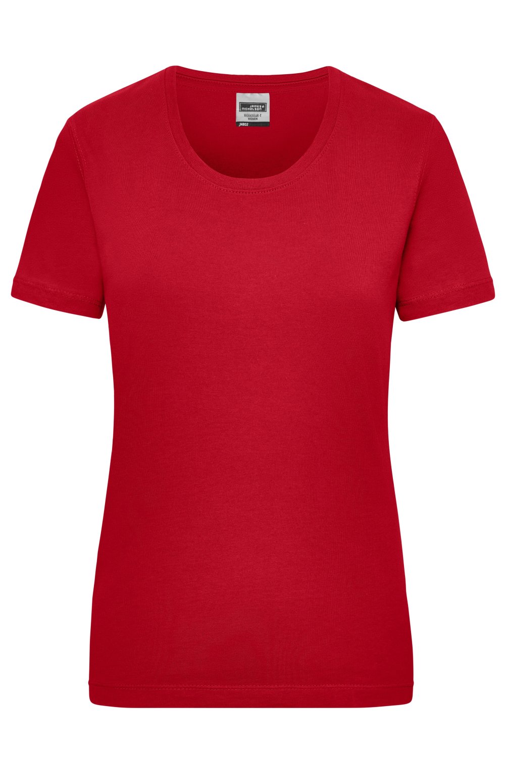 Daiber Workwear-T Women in Red – Vorderansicht