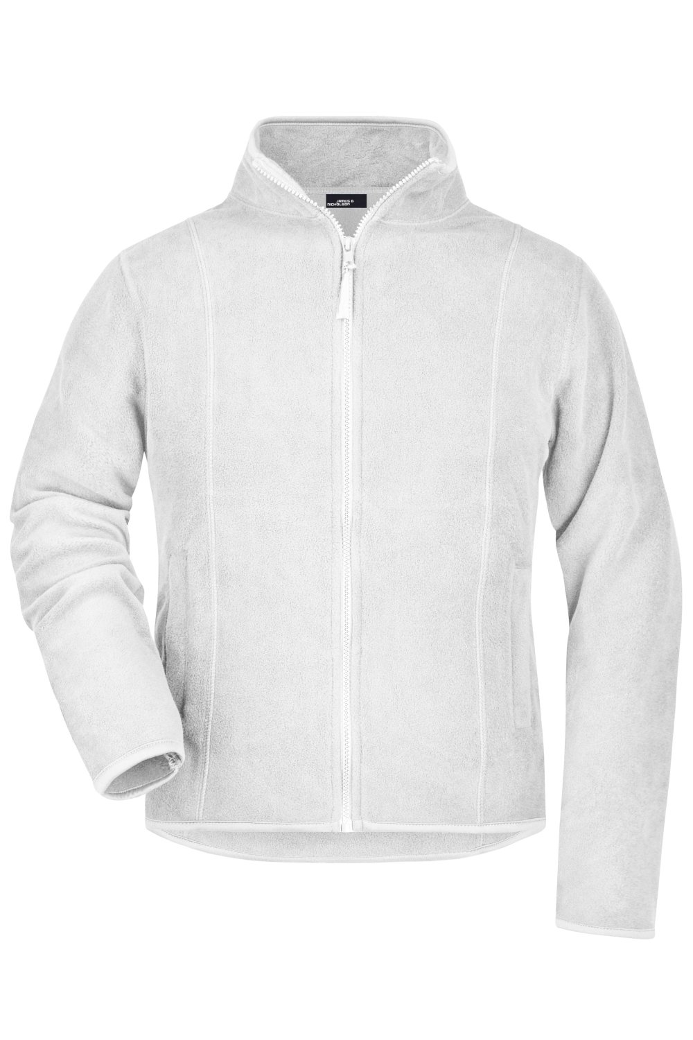 Daiber Girly Microfleece Jacket in White – Vorderansicht