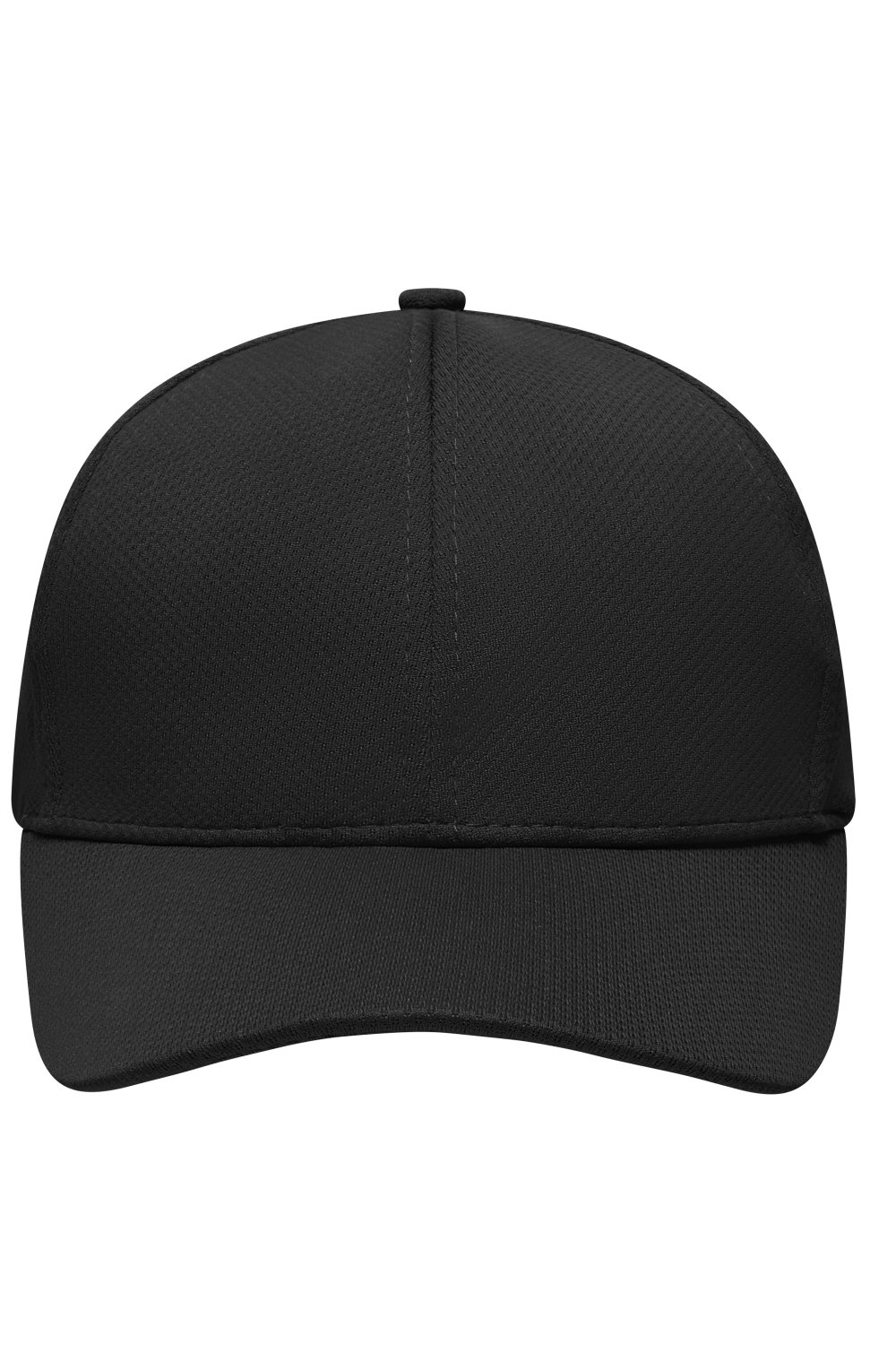 Daiber 6 Panel Sport Mesh Cap in Black – Vorderansicht