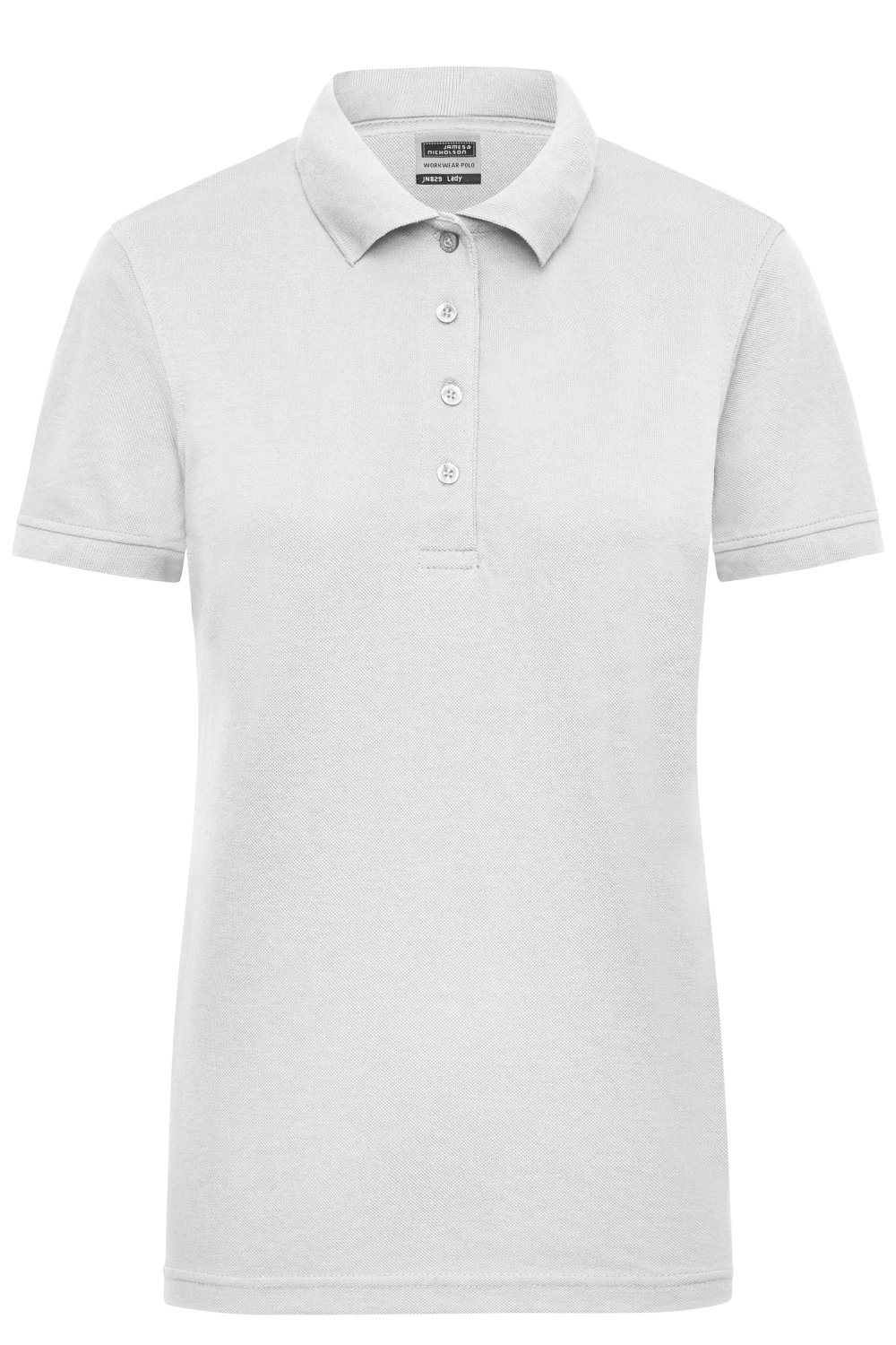 Daiber Ladies' Workwear Polo in White – Vorderansicht