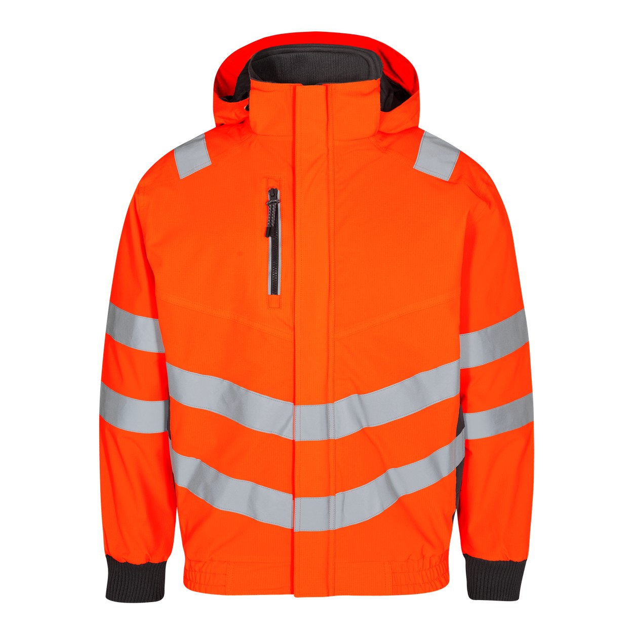 ENGEL Safety 1246-930 Pilotjacke in Orange/Anthrazit Grau – Vorderansicht