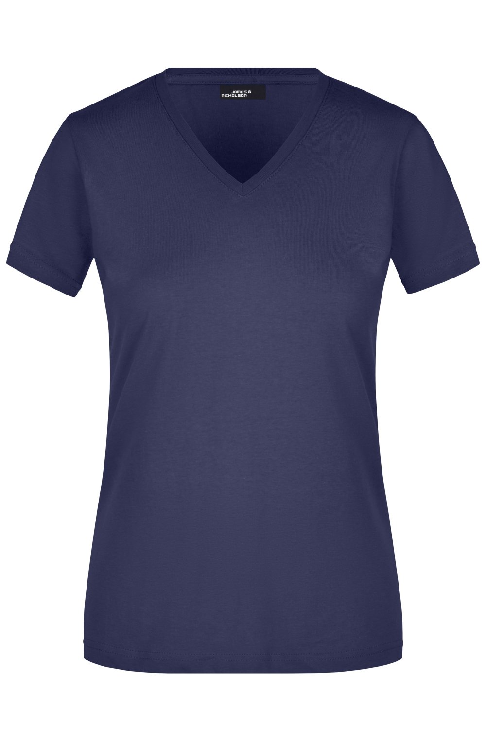 Daiber Ladies' Slim Fit V-T in Navy – Vorderansicht