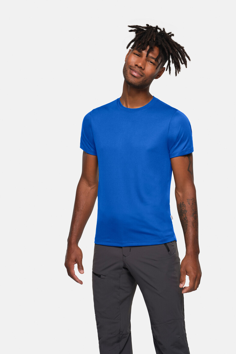 HAKRO 287 T-Shirt COOLMAX® ECO in Royalblau – Modellansicht