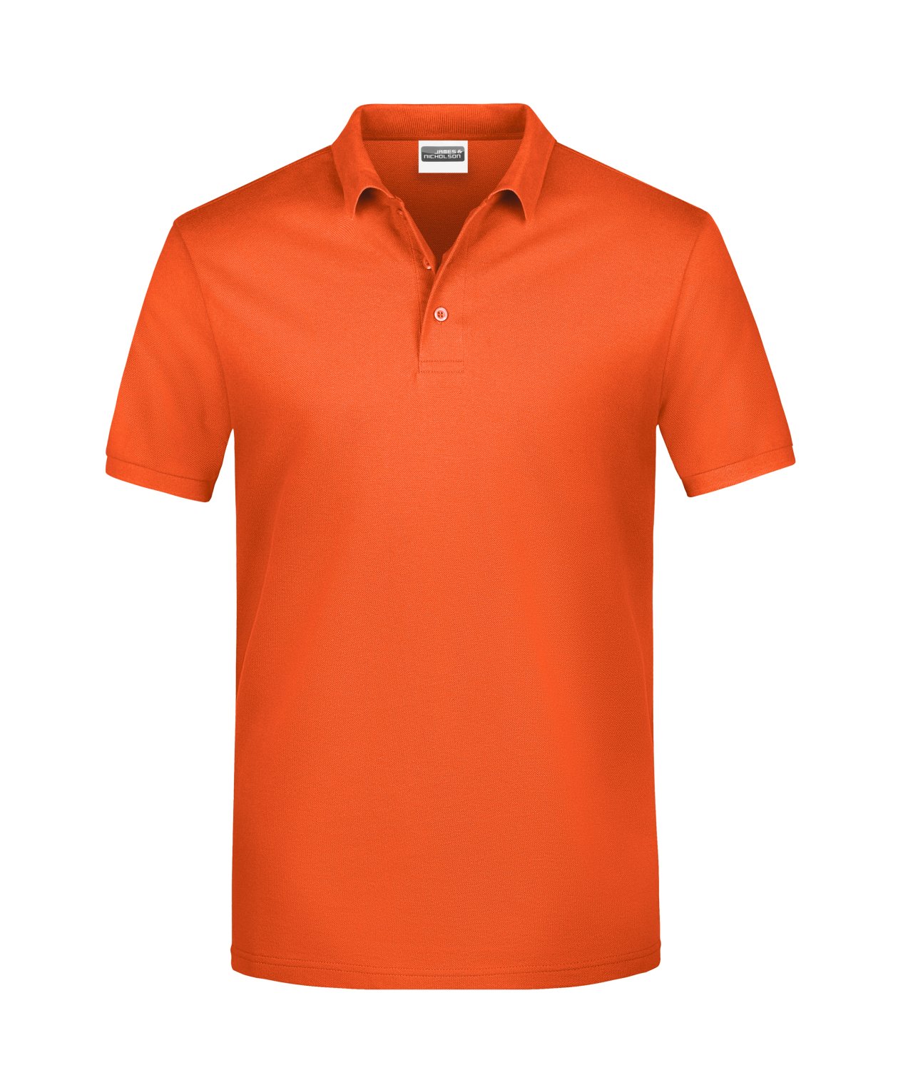 Daiber Promo Polo Man in Orange – Vorderansicht
