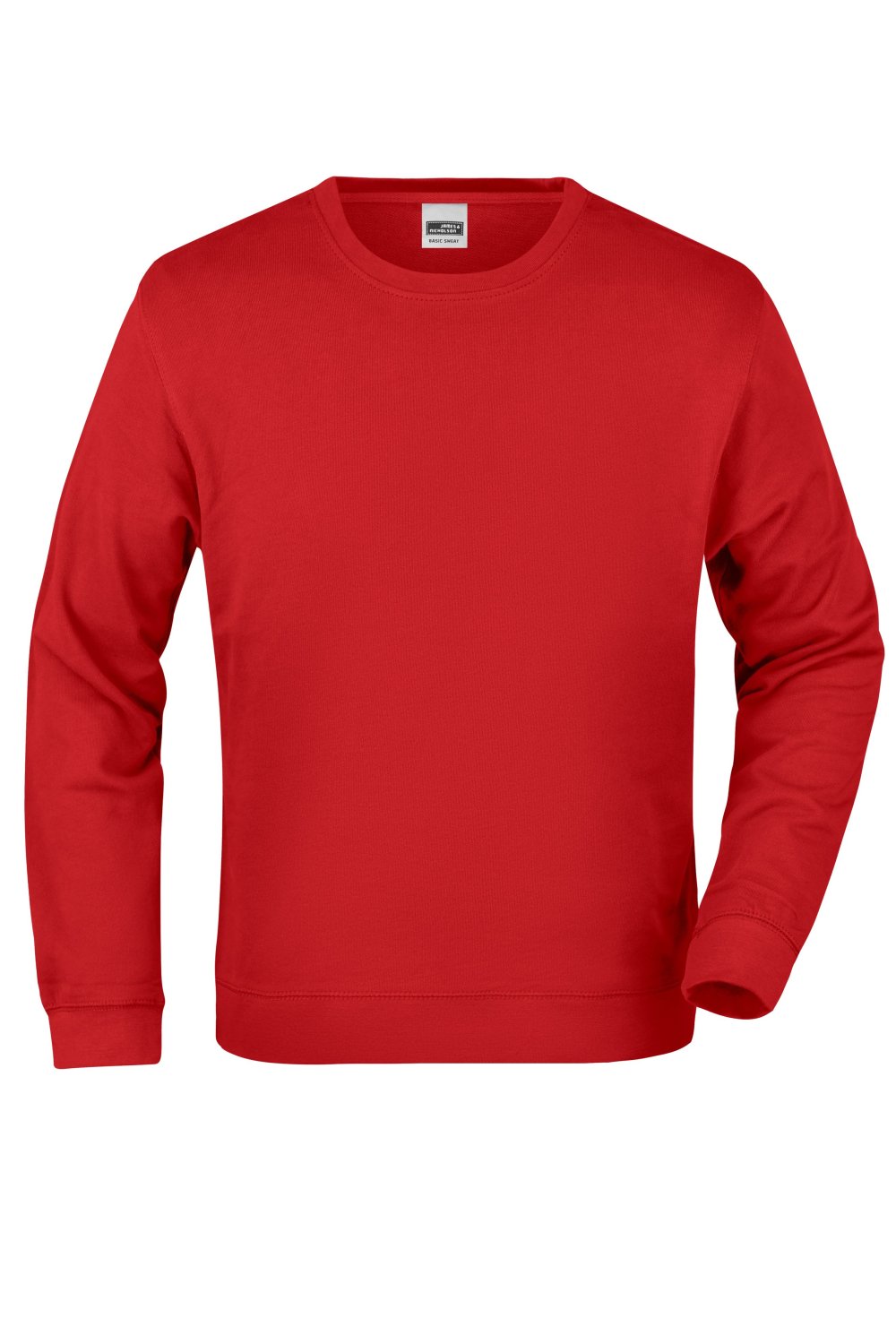 Daiber Basic Sweat in Red – Vorderansicht