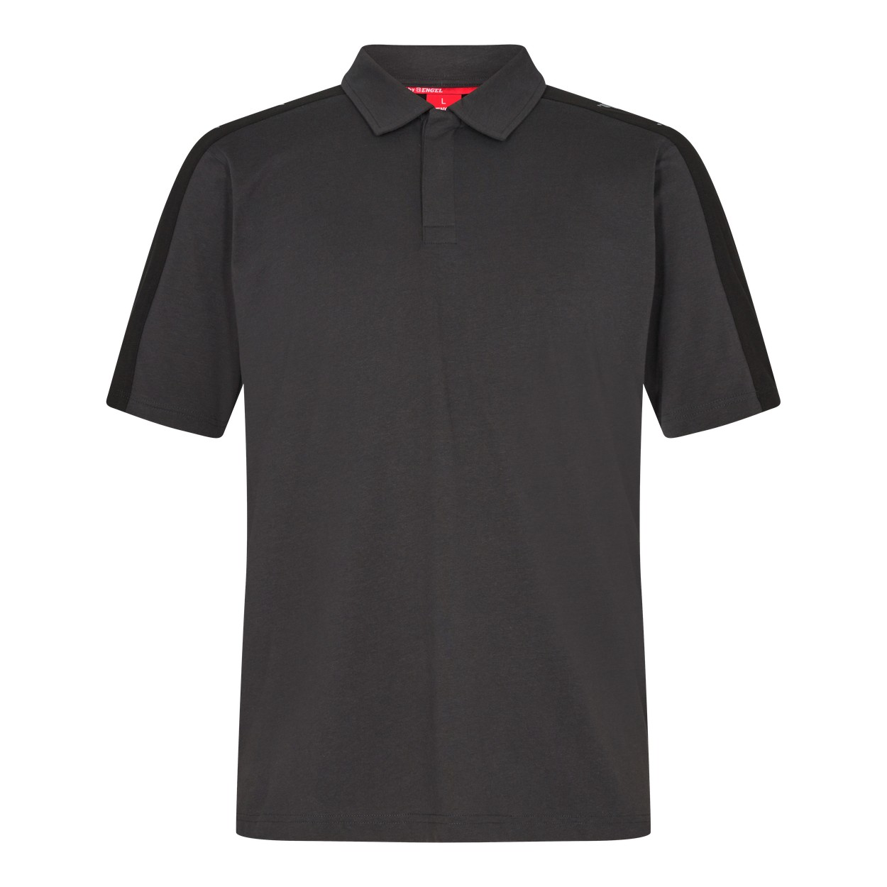 ENGEL Galaxy 9811-141 Poloshirt in Anthrazitgrau/Schwarz – Vorderansicht