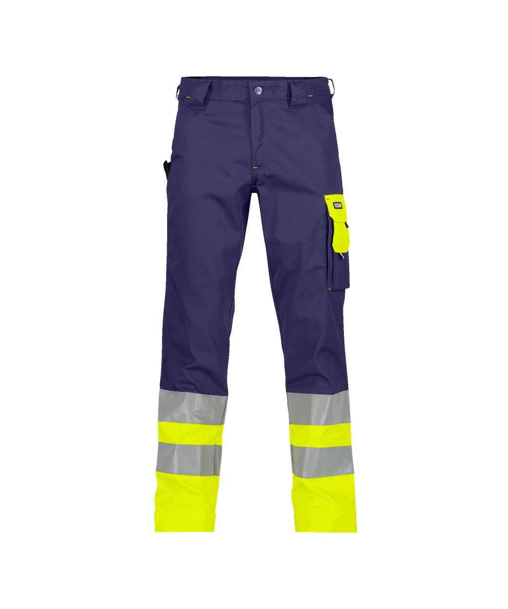 DASSY® Omaha in Dunkelblau/Neongelb – Vorderansicht