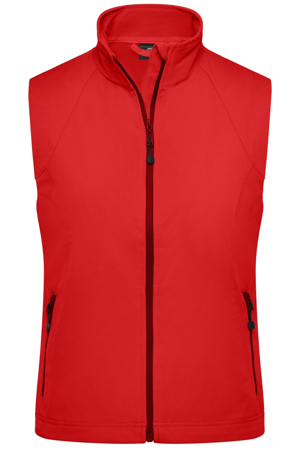 Daiber Ladies' Softshell Vest in Red – Vorderansicht