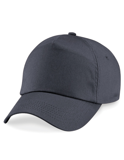 Beechfield Original 5 Panel Cap in Graphite Grey – Vorderansicht