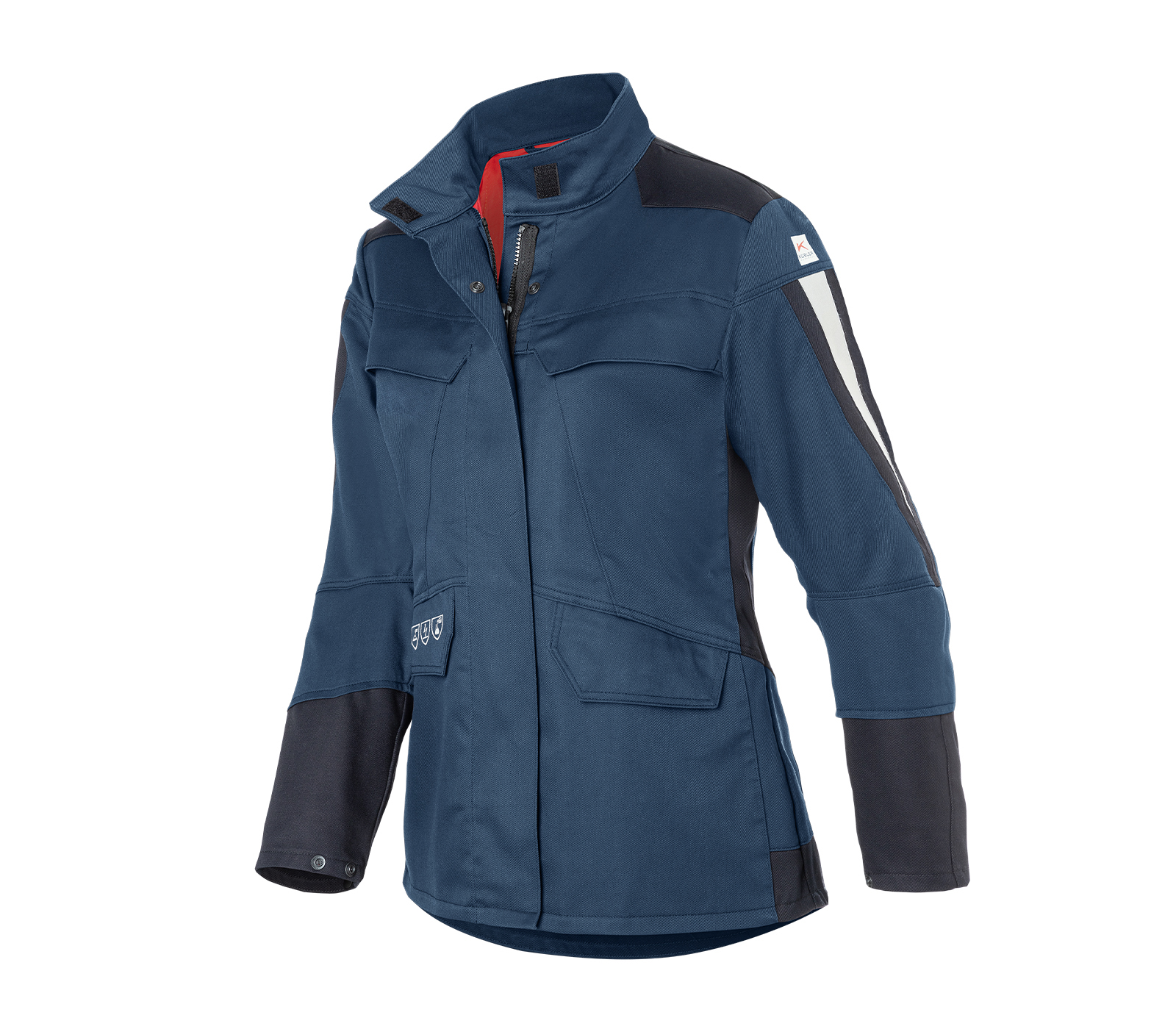 KÜBLER PROTECTIQ Damenjacke ARC2 PSA 3 in Dunkelblau/Anthrazit – Vorderansicht