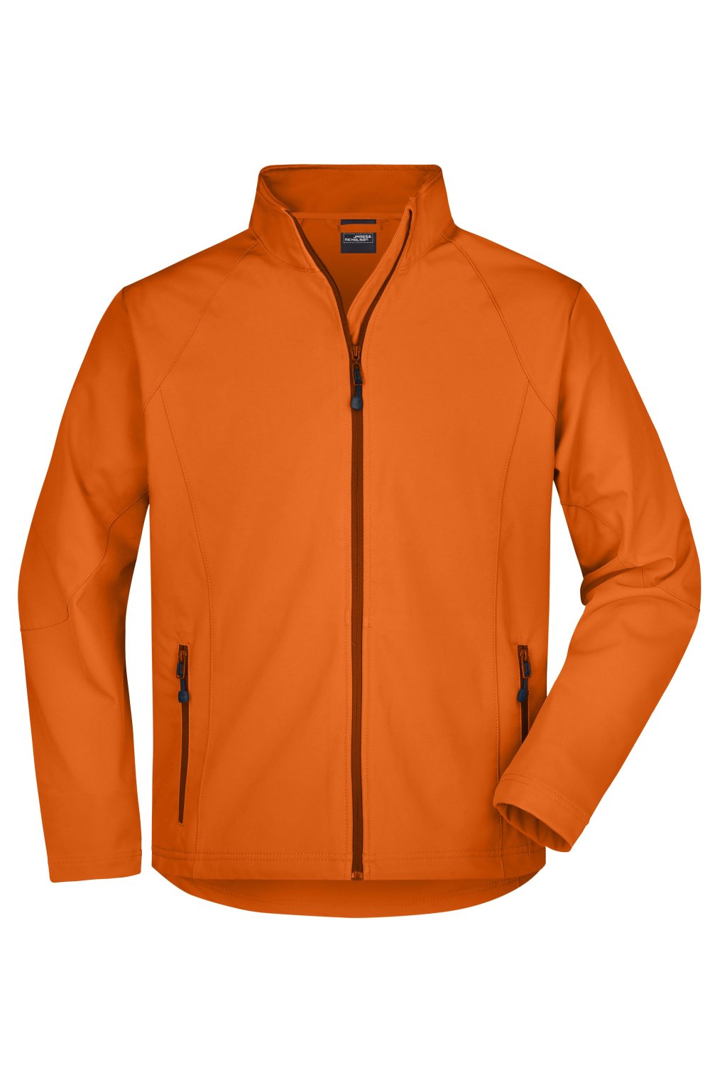 Daiber Men's Softshell Jacket in Orange – Vorderansicht