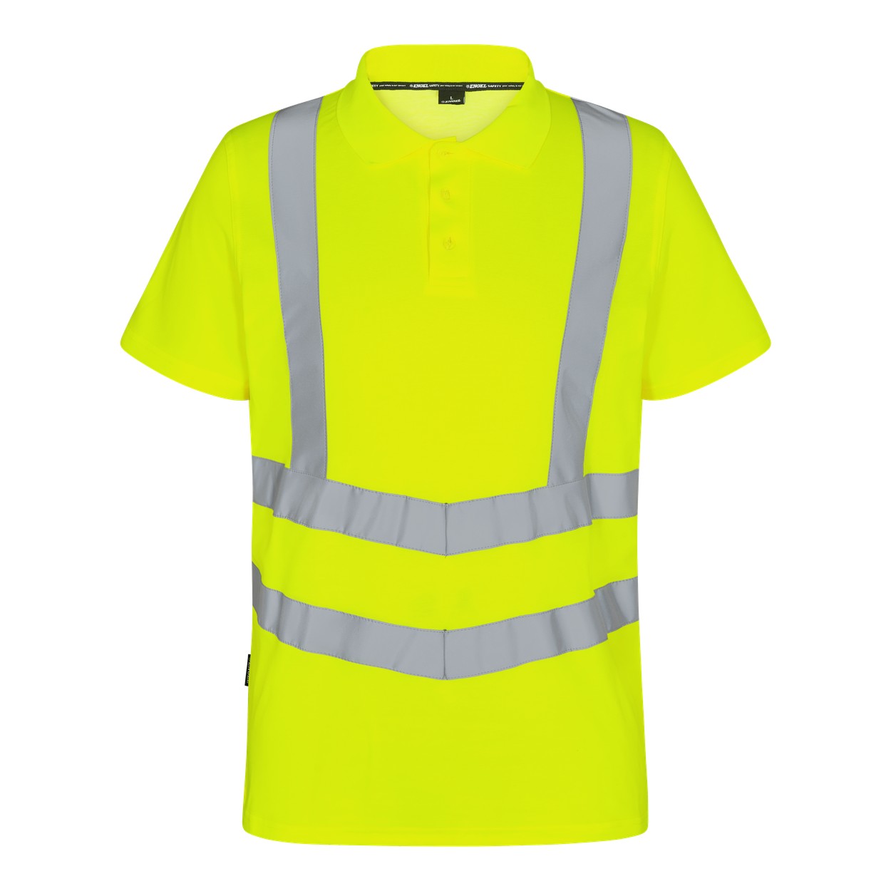 ENGEL Safety 9546-182 Poloshirt in Gelb – Vorderansicht