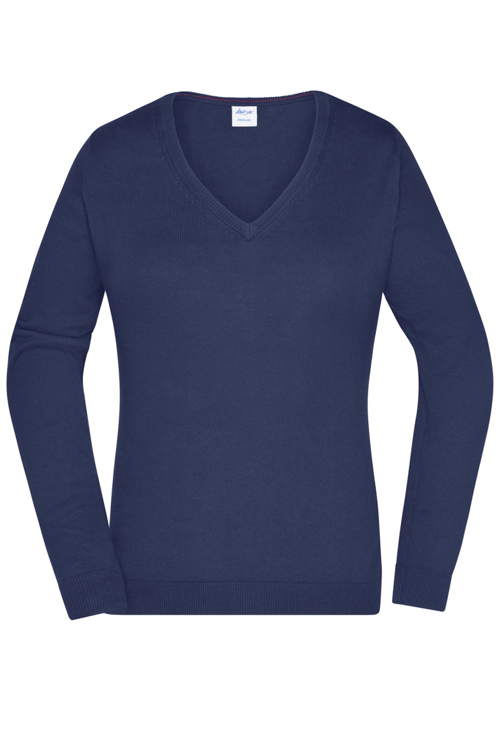 Daiber Ladies' V-Neck Pullover in Navy – Vorderansicht