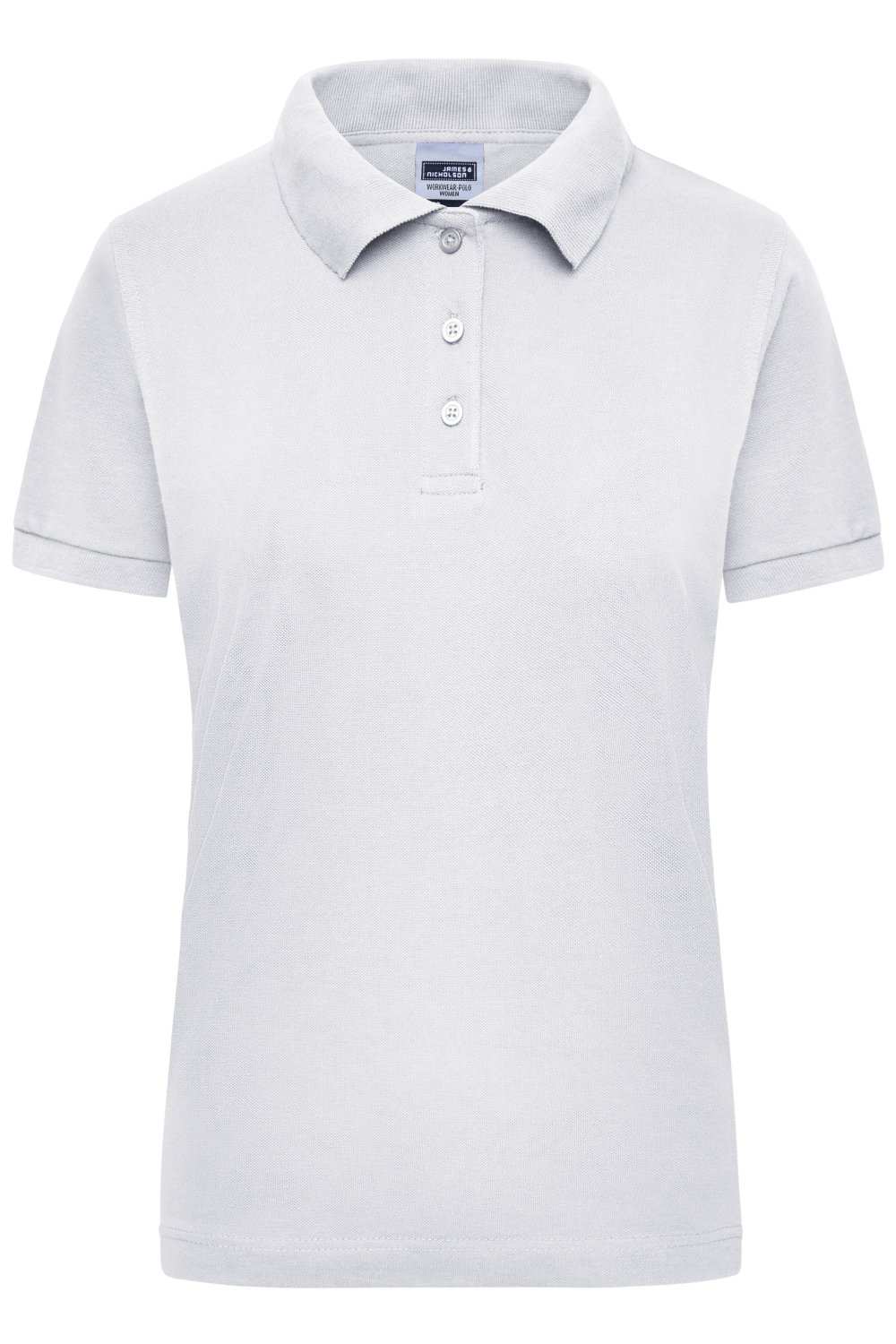 Daiber Workwear Polo Women in White – Vorderansicht
