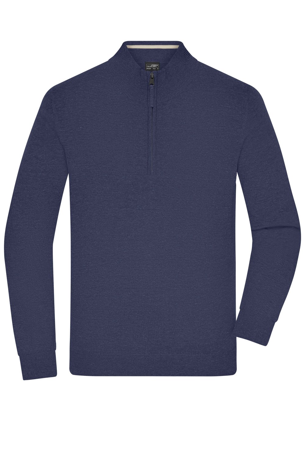 Daiber Men's Half-Zip Troyer in Navy – Vorderansicht